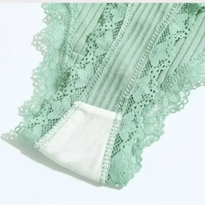 Thong coton taille basse couleur unie — S-XL