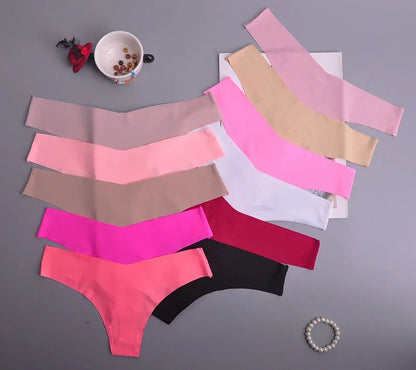 Tanga femme volants invisible — G-string sans coutures sexy lingerie