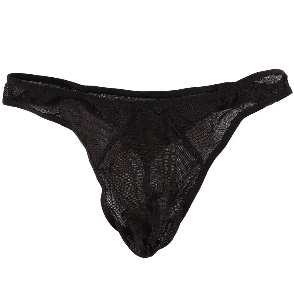 Thong homme résille transparent ultra-fin — Taille basse taille unique