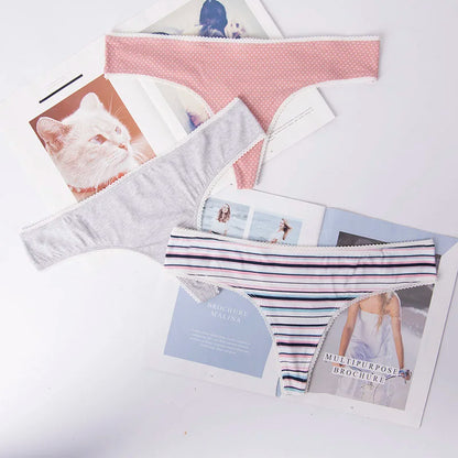 Tanga femme volants — G-string sans coutures taille basse sexy