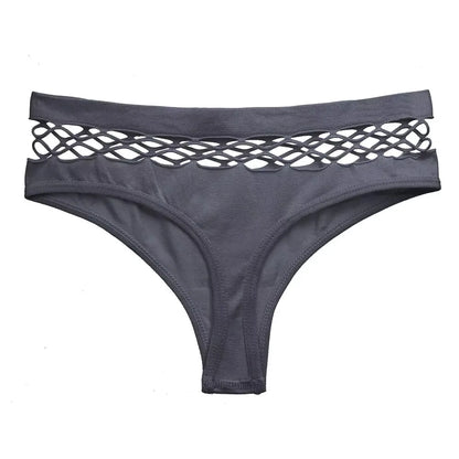 Women's Lingerie Sexy G-string Thongs Cotton Women's Panties Hollow Out Briefs Plus Size S-XXL Underwear Thongs