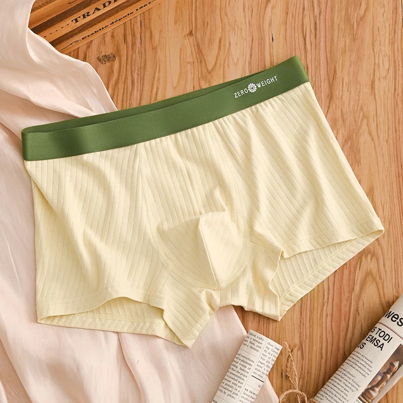 1 Pcs Underwear Men's Boxer Shorts Sexy Panties Cotton Boxers Man Underpants Male Shorts Homme U Convex Lingerie Free Shipping