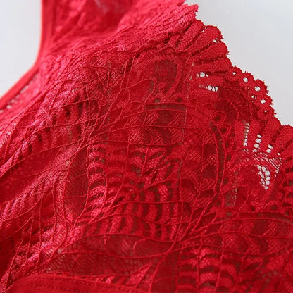Culotte femme dentelle brodée — Taille basse ajourée