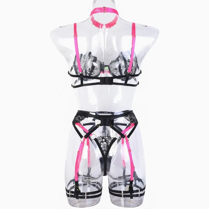 Panties and Bra Set Micro Threads Sexy Woman Lingerie Femme Sexys Women's Underwear Sets Sexy Lingerie Women's Bodysuits Briefs