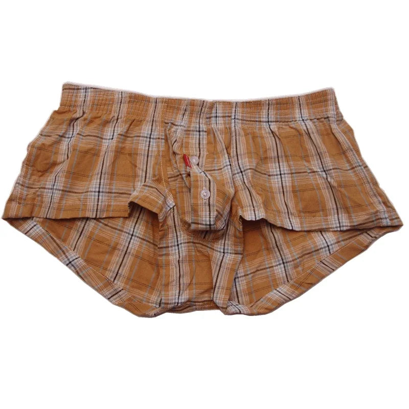 Boxer Coton Carreaux U-Convex - Ample & Respirant M-XL - Nos Petits KIFF
