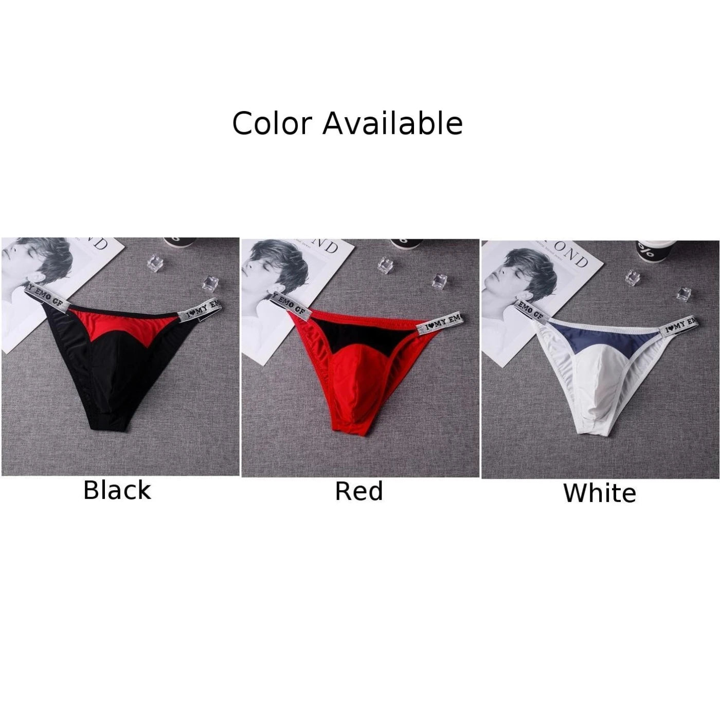 String homme taille basse — Poche & respirant