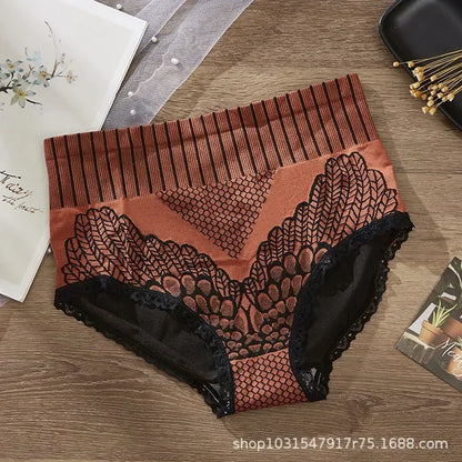 Culotte gainante femme — Taille haute sans coutures push-up fessier