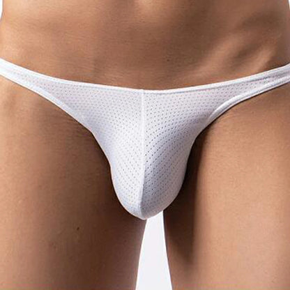 Bikini de bain homme G-string mesh nylon taille basse — M-XL