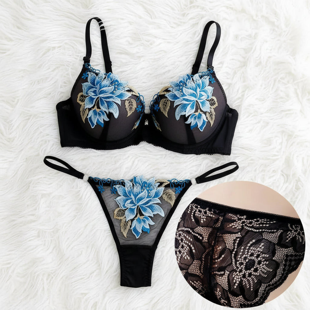 Culotte femme dentelle Peony — Taille basse sans coutures