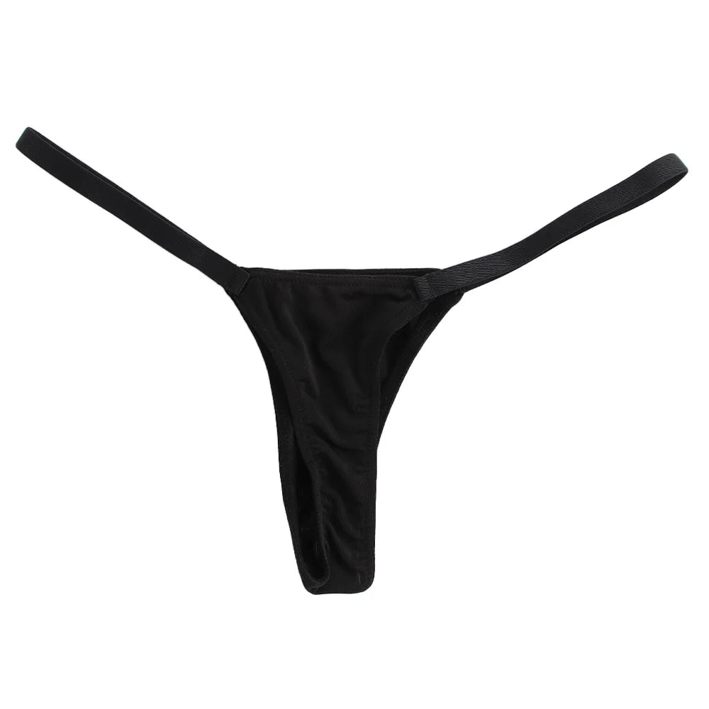 Tanga soie de lait — Coton taille basse stretch