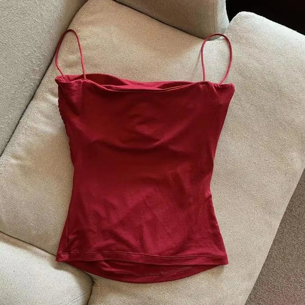 Brassière camisole sans coutures avec coussinet