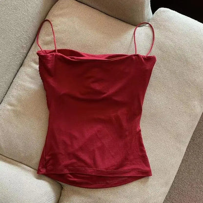 Brassière camisole sans coutures avec coussinet