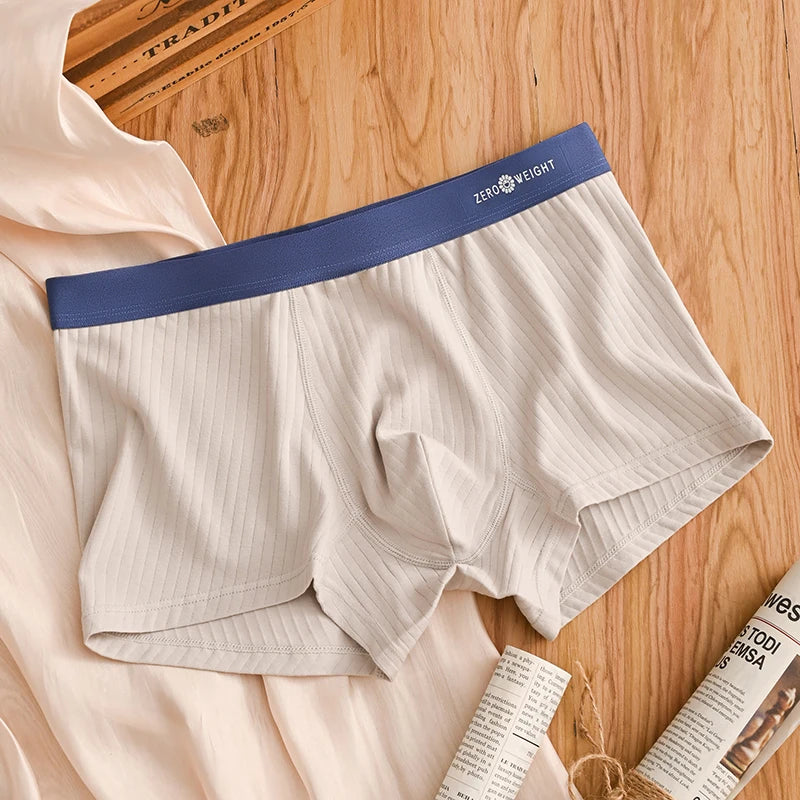 1 Pcs Underwear Men's Boxer Shorts Sexy Panties Cotton Boxers Man Underpants Male Shorts Homme U Convex Lingerie Free Shipping