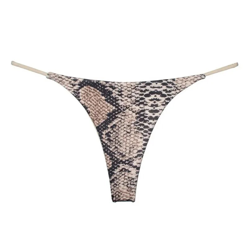 G-string femme taille basse sans coutures — Dentelle fine respirant couleur unie