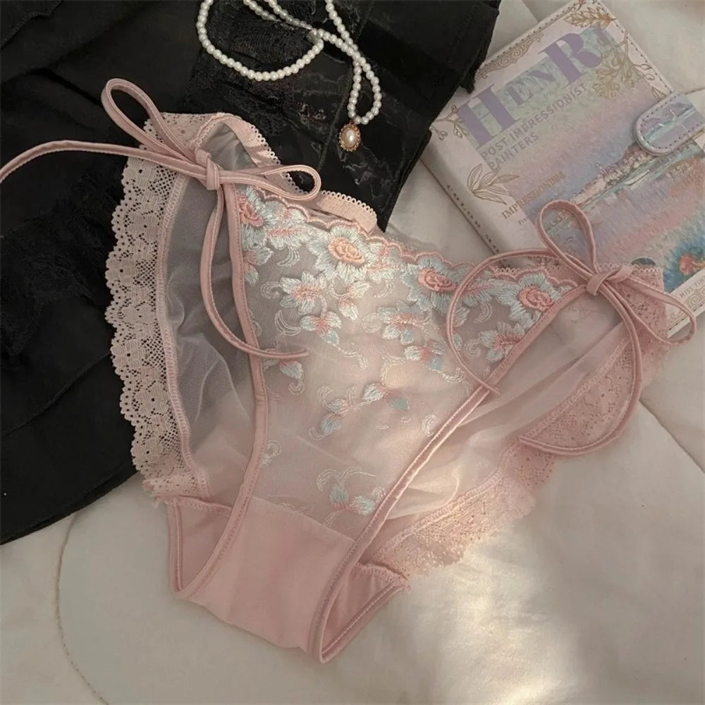 Culotte Florale Transparente Taille Basse - Taille Unique - Nos Petits KIFF