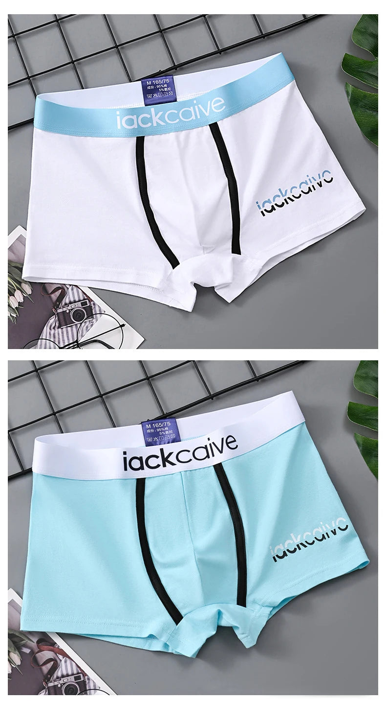 1 Pcs Underwear Men's Boxer Shorts Sexy Panties Cotton Boxers Man Underpants Male Shorts Homme U Convex Lingerie Wholesale Lots