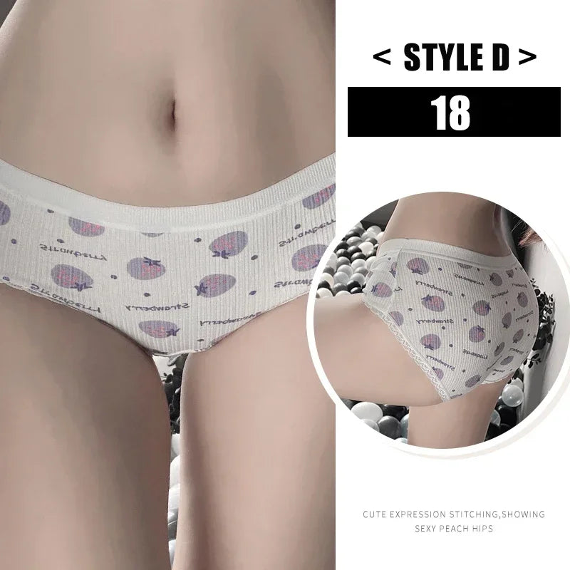 Culotte Femme Style Kawaii Anime - Sans Coutures Coton Stretch - Nos Petits KIFF