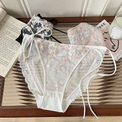Culotte Florale Transparente Taille Basse - Taille Unique - Nos Petits KIFF