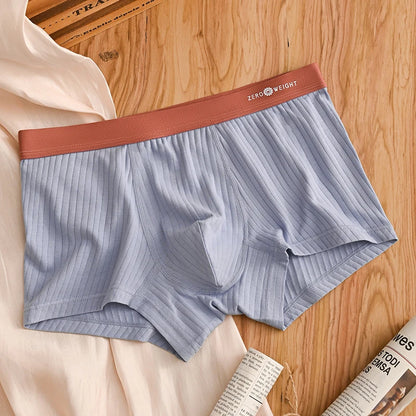 1 Pcs Underwear Men's Boxer Shorts Sexy Panties Cotton Boxers Man Underpants Male Shorts Homme U Convex Lingerie Free Shipping