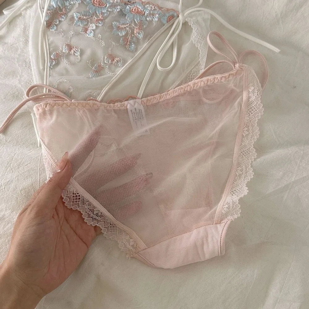 Culotte Florale Transparente Taille Basse - Taille Unique - Nos Petits KIFF