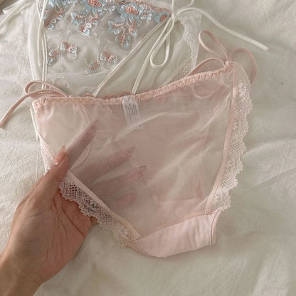 Culotte Florale Transparente Taille Basse - Taille Unique - Nos Petits KIFF