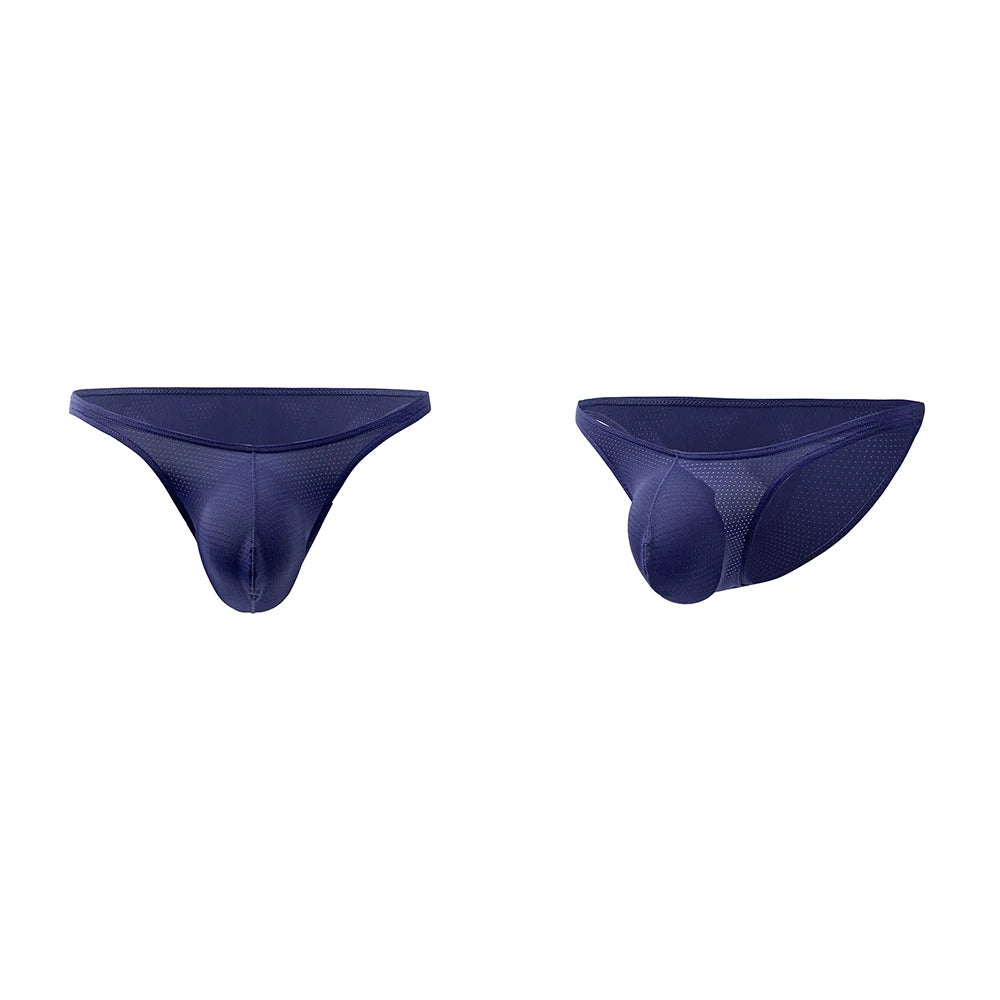 Bikini de bain homme G-string mesh nylon taille basse — M-XL