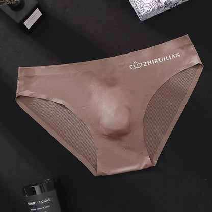 Slip homme ice silk — Taille basse ultra-fin sans coutures
