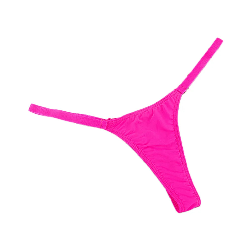 Tanga soie de lait — Coton taille basse stretch