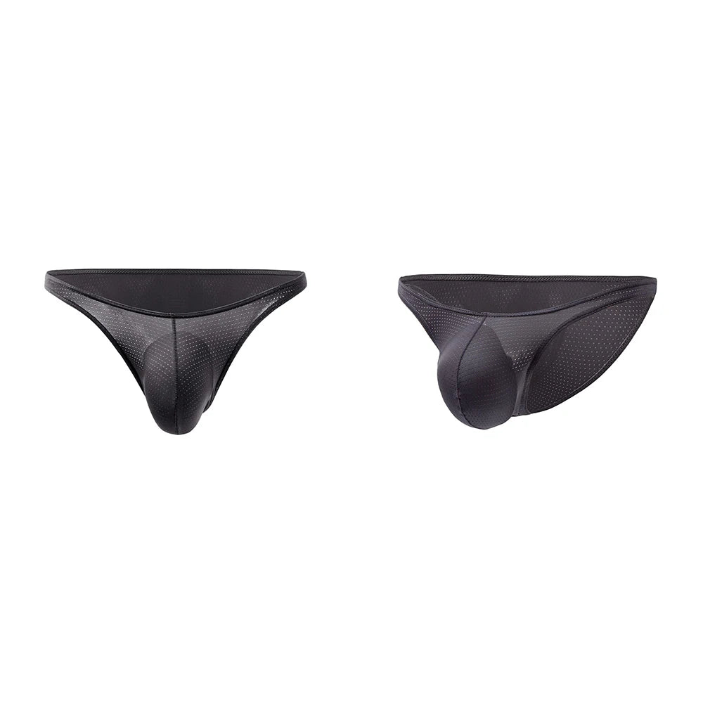 Bikini de bain homme G-string mesh nylon taille basse — M-XL