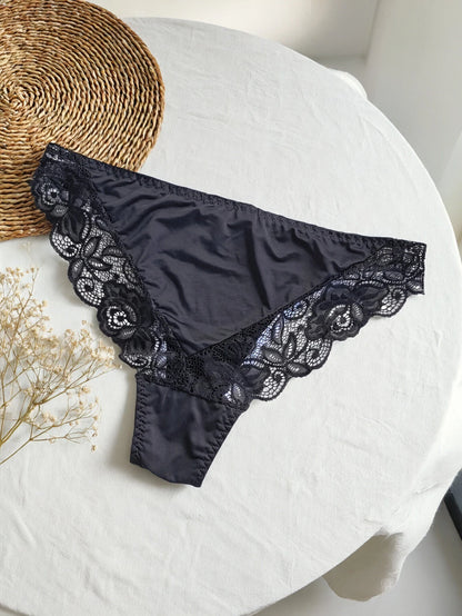 Culotte Seamless Grande Taille - Dentelle Bicolore 1XL-4XL - Nos Petits KIFF