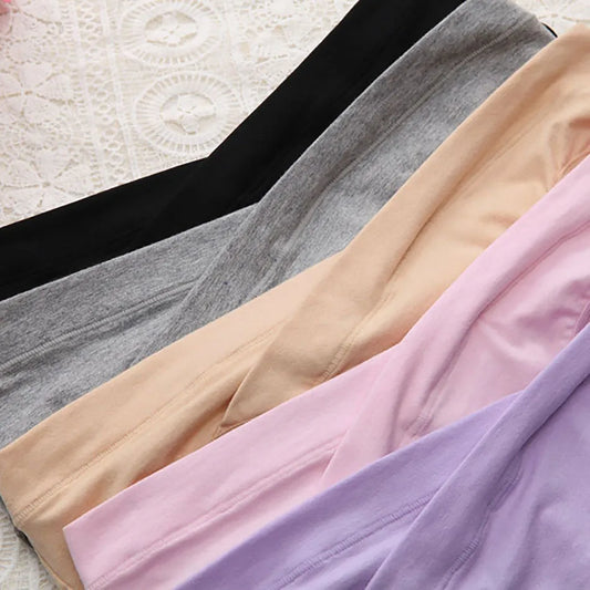 Culotte de maternité femme enceinte — Coton doux taille basse respirante toutes saisons
