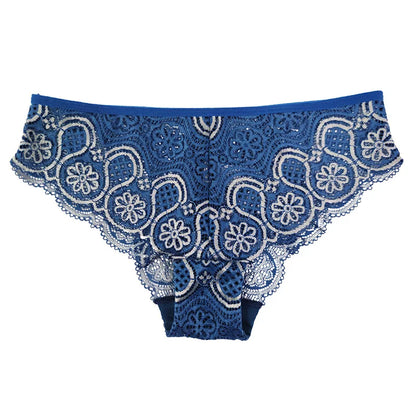 Culotte femme dentelle florale — Imprimé sexy taille mi-haute