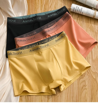 1 Pcs Underwear Men's Boxer Shorts Sexy Panties Cotton Boxers Man Underpants Male Shorts Homme U Convex Lingerie Free Shipping