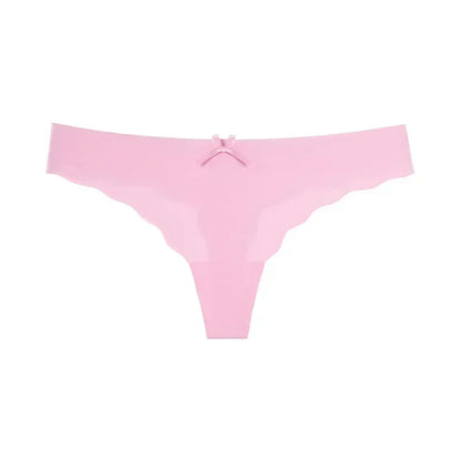 Tanga ice silk seamless V-waist — S-XL