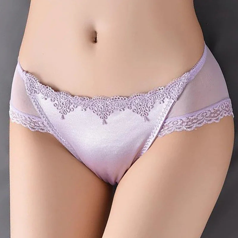 Culotte sexy seamless dentelle ultra-fine creuse S-XL