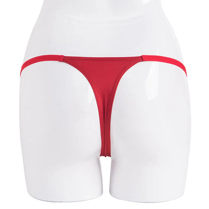 Tanga soie de lait — Coton taille basse stretch