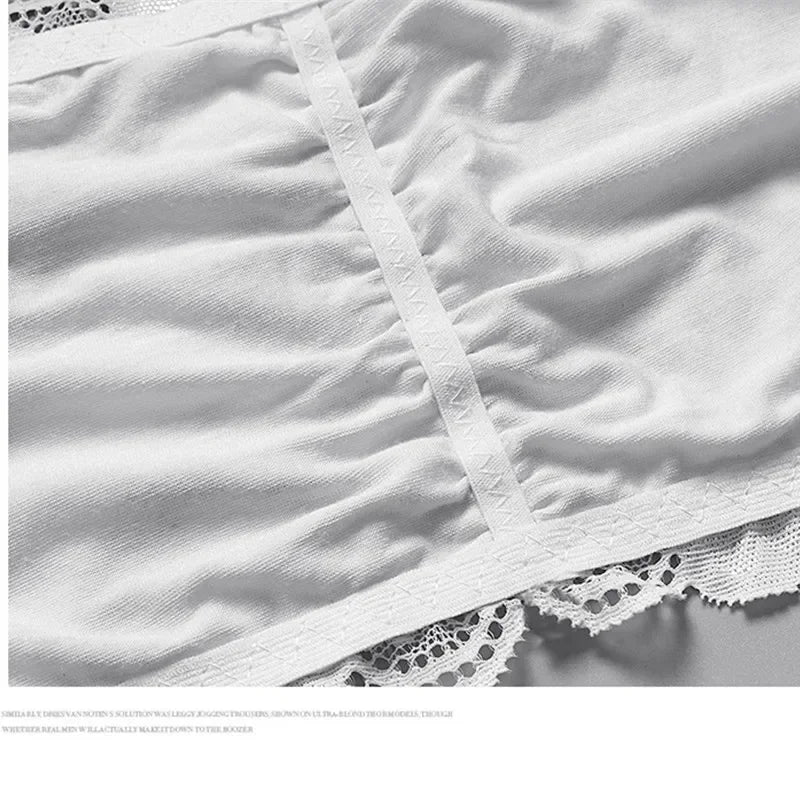 Bralette dentelle florale sans bretelles — Taille unique