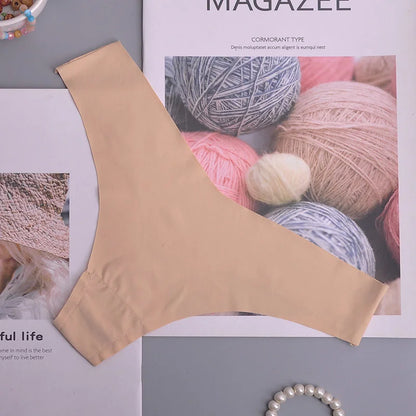 Tanga femme volants invisible — G-string sans coutures sexy lingerie