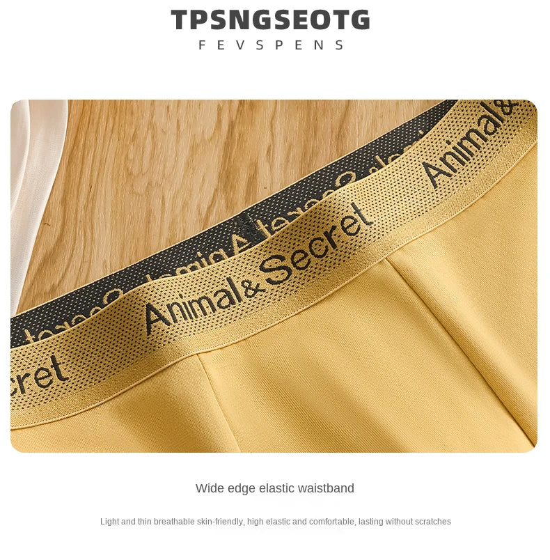 1 Pcs Underwear Men's Boxer Shorts Sexy Panties Cotton Boxers Man Underpants Male Shorts Homme U Convex Lingerie Free Shipping