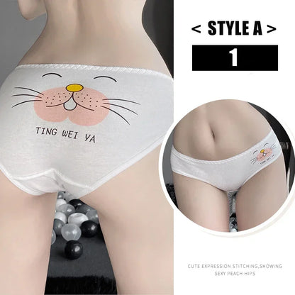 Culotte Femme Style Kawaii Anime - Sans Coutures Coton Stretch - Nos Petits KIFF