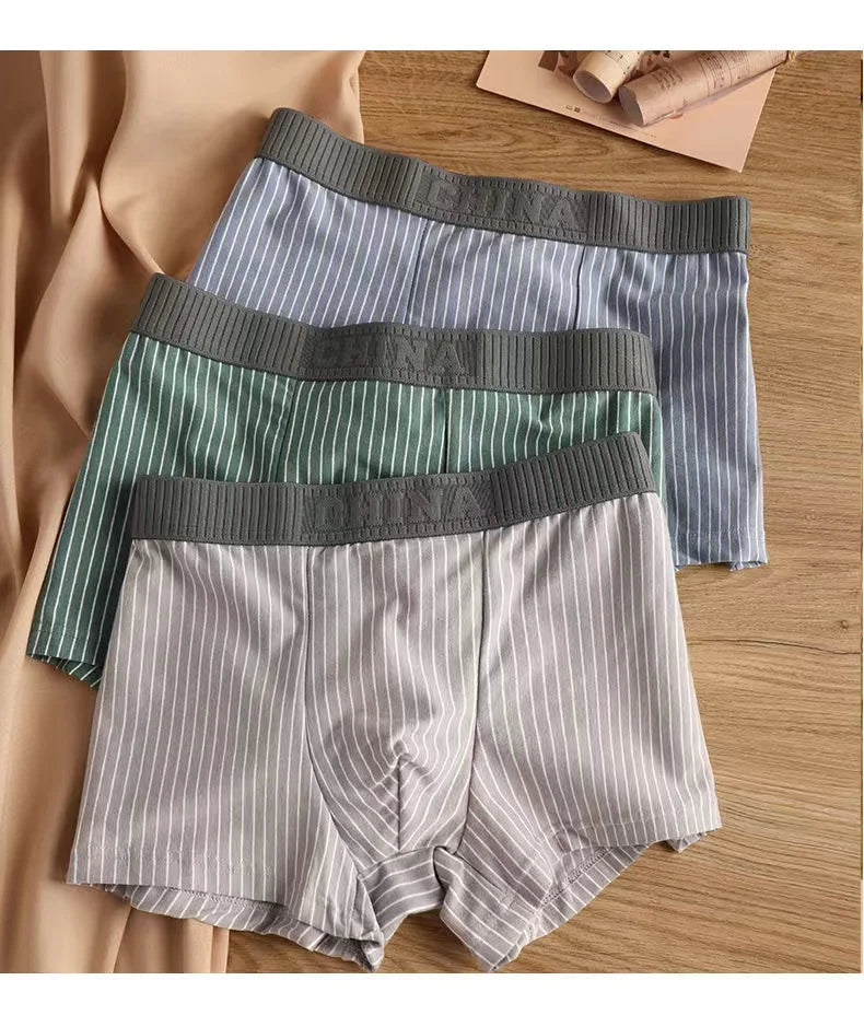 Boxer Coton Rayé U-Convex Plus Size - L à 6XL - Nos Petits KIFF