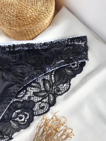 Culotte Seamless Grande Taille - Dentelle Bicolore 1XL-4XL - Nos Petits KIFF