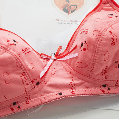 Soutien-gorge sport femme sans armature — 2 rangées de boutons couleur unie