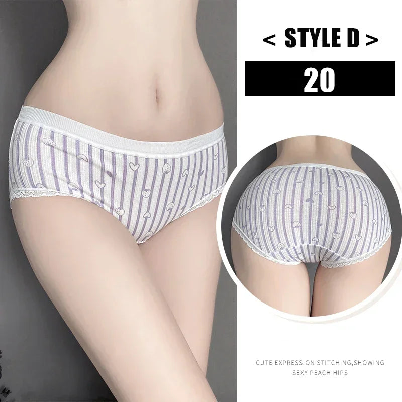 Culotte Femme Style Kawaii Anime - Sans Coutures Coton Stretch - Nos Petits KIFF