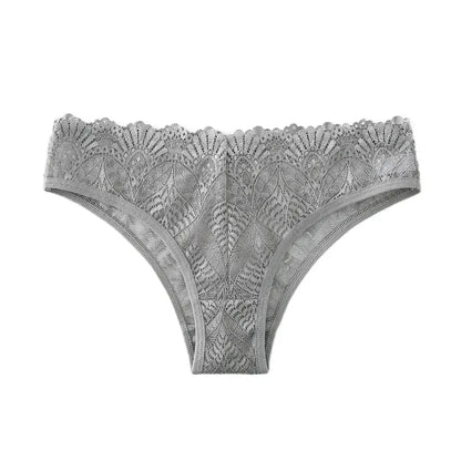 Culotte femme dentelle brodée — Taille basse ajourée