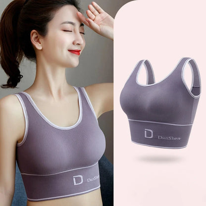 Brassiere sport sans armatures debardeur gainant S-XL