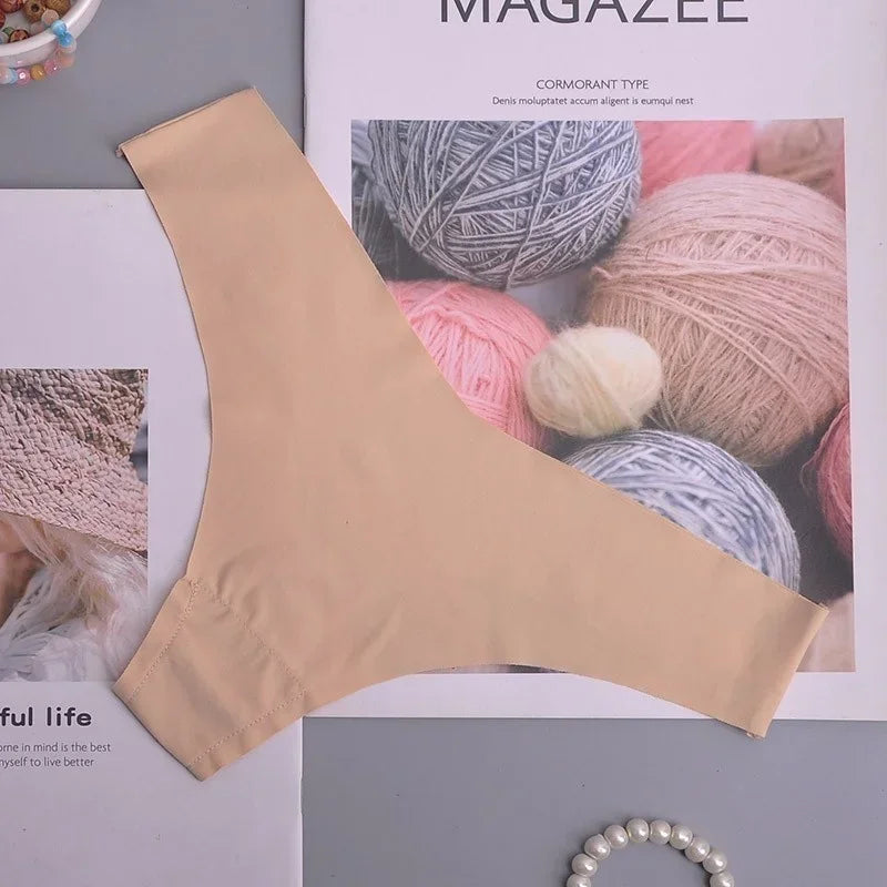 Tanga femme volants invisible — G-string sans coutures sexy lingerie