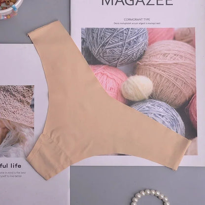 Tanga femme volants invisible — G-string sans coutures sexy lingerie