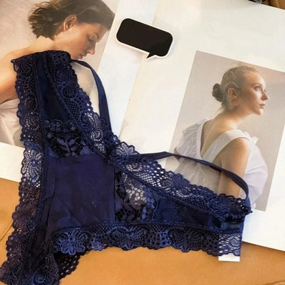 Culotte Seamless Taille Basse - Dentelle Ajournée - Nos Petits KIFF
