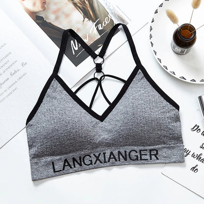 Ensemble sport femme — Brassière sans armature et culotte sans coutures
